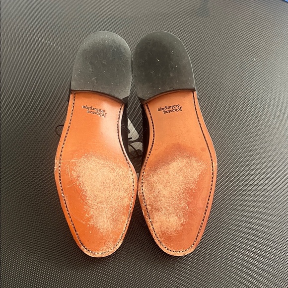 Johnston & Murphy Black Leather Wingtip Oxford Dress Shoes. Men’s 8 D/B main image 5